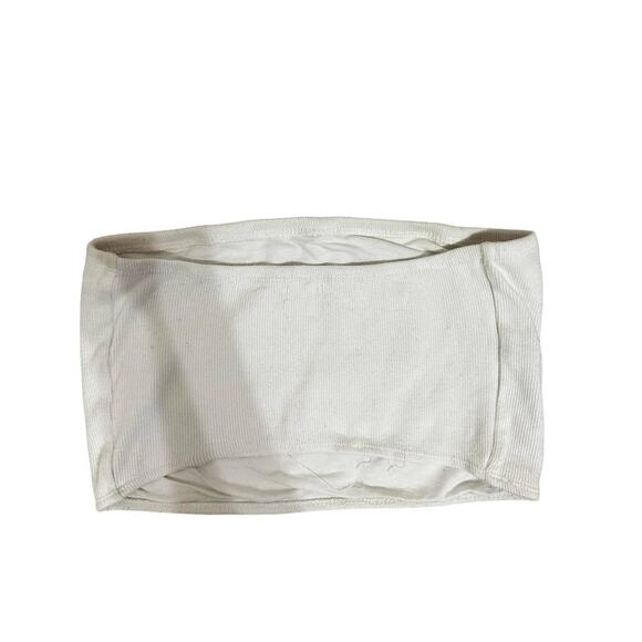 GP Tees White Seamless Cropped Tube Top‎ size M - Picture 5 of 5